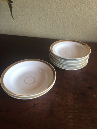 7 Old Paris Porcelain Side Dishes 5.  25”/4.  5”