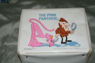 Vintage Vinyl Lunch Box 1980 The Pink Panther Rare