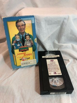 Mister Mr Rogers Neighborhood Home Video Vhs “what About Love? " Rare 1987 Oop