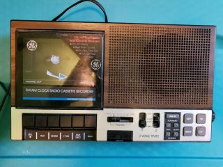 Vintage Ge General Electric 7 - 4956b Am - Fm Cassette Tape Player See Desc Parts As