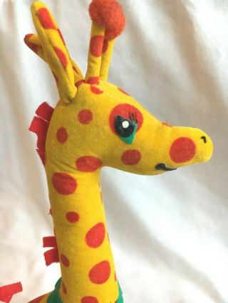 Vintage Rare w Tag Dakin Dream Pets Jilly Giraffe Stuffed Animal Plush Japan 3