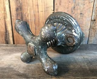 Large Antique Murdock Cast Iron And Brass Valve Assembly Industrial Hardware