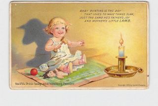 Antique Postcard Advertising Swift 