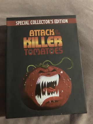 Attack Of The Killer Tomatoes Dvd Special Collectors Edition W/poster Rare Oop