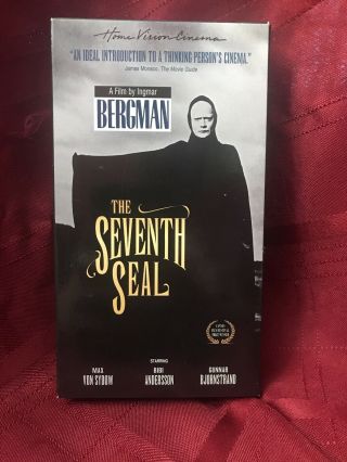 The Seventh Seal Vhs Ingmar Bergman Cult Classic Rare Max Von Sydow