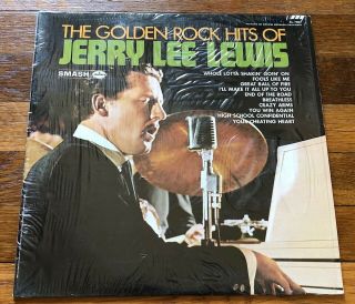 Jerry Lee Lewis Golden Rock Hits Rare Out Of Print Vinyl Lp Record 