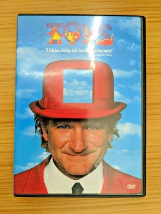 Toys - Dvd - Rare Oop - 1992 Robin Williams Classic Fantasy Comedy Usa Region 1