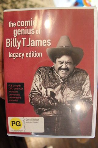 The Comic Genius Of Billy T James Deleted Rare Pal Dvd Nz Comedian Comedy Show