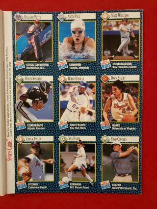 Rare 1992 Mia Hamm Rookie Rc Sports Illustrated For Kids Uncut Sheet Of Cards
