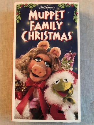 A Muppet Family Christmas (1995) Rare Vhs From Jim Henson