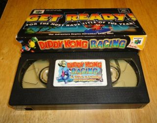 Diddy Kong Racing - N64 Nintendo Power Promo (vhs,  1997) Video Game Rare