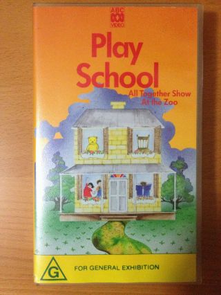 Play School All Together Show At The Zoo Abc For Kids Rare Vhs Video