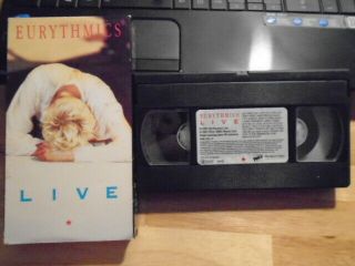 Rare Oop Eurythmics Vhs Music Video Live 1987 Annie Lennox Sweet Dreams 15 Songs