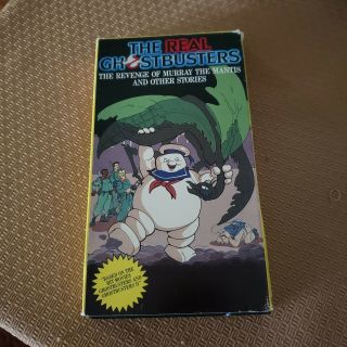 Rare The Real Ghostbusters Revenge Of Murray The Mantis & Other Stories Vhs Tape