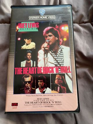Huey Lewis And The News - The Heart Of Rock N Roll Rare Oop Clamshell 1985 Vhs