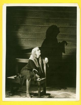 Rare Carole Lombard Studio Photo " High Voltage " Eerie 1st Talkie 1929