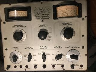 Vintage Hickok Model 288x Signal Generator Powers Up Parts Only