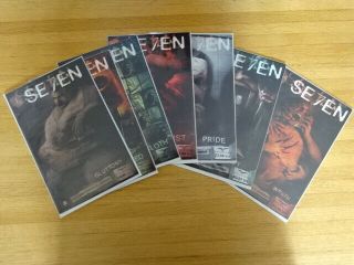 Rare Complete Set Of Seven (se7en) Comic Books Zenescope