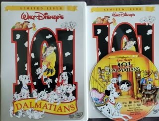 101 Dalmatians Limited Issue (dvd,  1999) Disney 