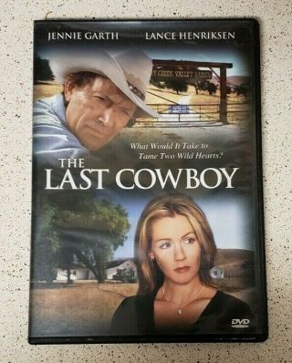 The Last Cowboy Dvd Rare Oop Lance Henriksen,  Jennie Garth.  Region 1 Us