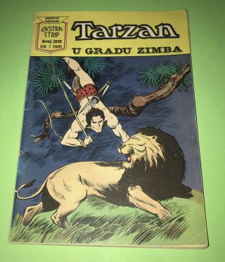 Tarzan And The City Of Gold - Mega Rare Exyu Comic