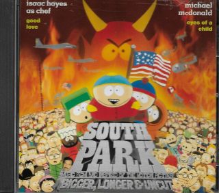 South Park Bigger Longer & Uncut Rare Soundtrack Promo Cd Single With Piccover