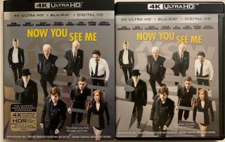 Now You See Me 4k Ultra Hd Blu Ray 2 Disc Set,  Rare Slipcover Sleeve Buy It Now