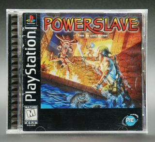 Powerslave (sony Playstation 1,  1996) Cib Rare & 20,  Levels Of Gameplay