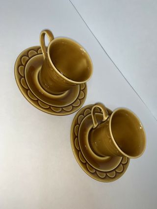 60/70’s Vintage Tea Cups And Saucers Set