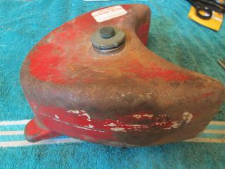 Vintage Neptune Outboard Gas Tank Minibike Fuel Tank Dented But Usable Antique