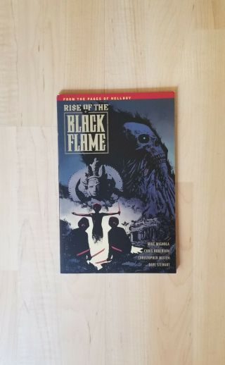 Rise Of The Black Flame Tpb Mike Mignola Hellboy Rare Oop 2017 Graphic Novel