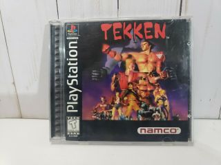 Rare Tekken (sony Playstation 1 Ps1) Complete Black Label