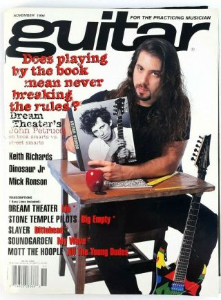 1994 Guitar For The Practicing Musician November Keith Richards Poster Slayer
