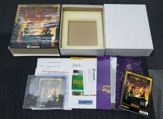 Rare Vintage Laura Bow The Dagger Of Amon Ra Big Box Pc Game 3.  5 " Sierra 1992