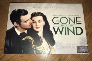 Gone With The Wind Blu - Ray 75th Anniversary Limited Edition Rare Oop 4 Disk