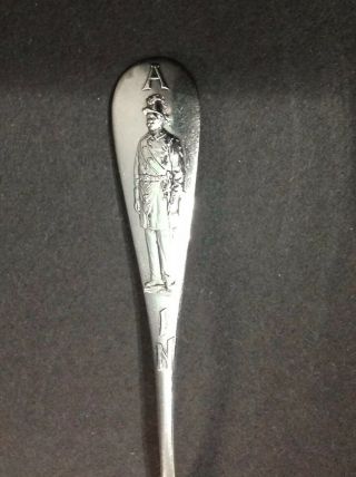 Sterling Souvenir Spoon Denver 1892 Masonic? Colorado 2