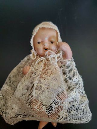 Vintage Nancy Ann Baby Doll W/ Moveable Arms & Legs