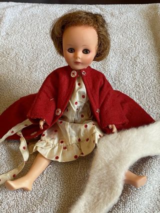 Vintage 1950’s American Character 10.  5 " Toni Doll In Outfit