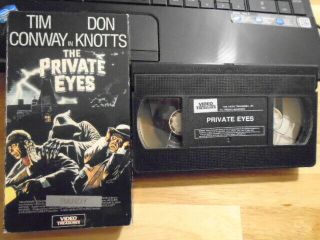 Rare Oop The Private Eyes Vhs Film 1980 Tim Conway Don Knotts Patsy Ann Noble