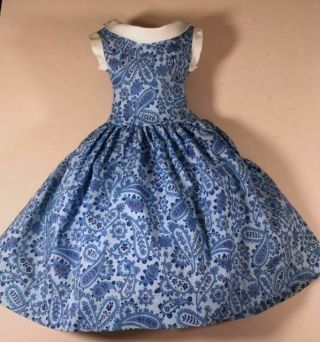 21 " Madame Alexander Cissy Or Ideal Miss Revlon Doll Vintage Cotton Day Dress.