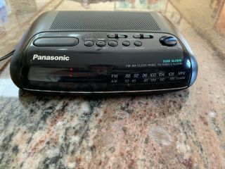Panasonic Rc - 6088 Alarm Clock Radio Am/fm Fully Vintage