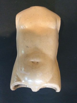 8 1/2” Antique Composition German Torso For A Ball Jointed Doll Body