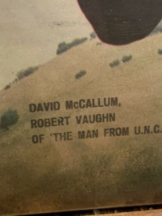 Mar 19,  1966 TV Guide.  - David McCallum,  Robert Vaughn,  Man From U.  N.  C.  L.  E VF, 2