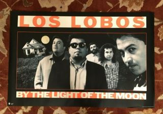 Los Lobos By The Light Of The Moon Rare Promotional Poster