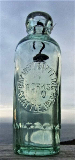 Antique Bayview,  Seattle,  Washington. ,  Blob Top Soda Bottle.