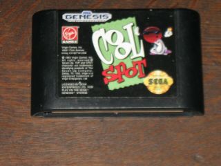 Cool Spot Sega Genesis Game Rare Authentic