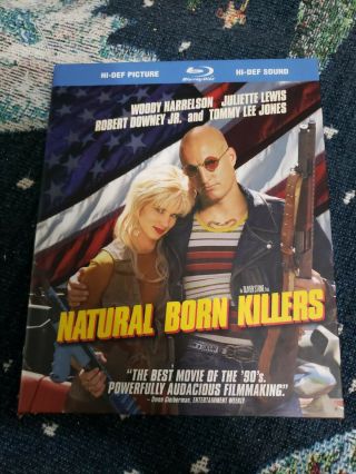 Natural Born Killers (blu - Ray Disc 2008) Digibook Woody Harrelson Rare
