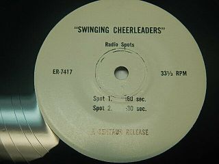Rare 1974 Sexploitation Movie Radio Spots 7 " 33 The Swinging Cheerleaders Listen