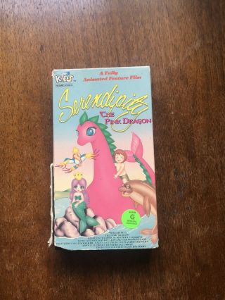 Serendipity The Pink Dragon (vhs,  1990) Rare Vintage