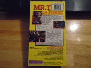 RARE OOP Toughest Man in the World VHS film 1984 MR T Bruise Brubaker lynn moody 2